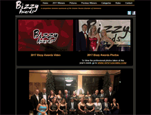 Tablet Screenshot of bizzyawards.com
